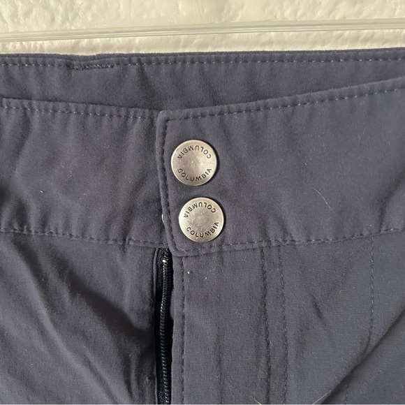 Columbia Grey Omni-Shield Capri Utility Button Snap Gorpcore Hiking Trail Pants - Picture 7 of 14